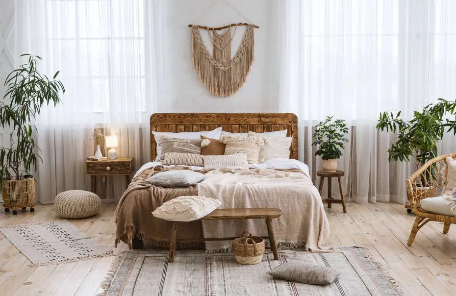 Jakie firany pasują do stylu boho - Firany w stylu boho