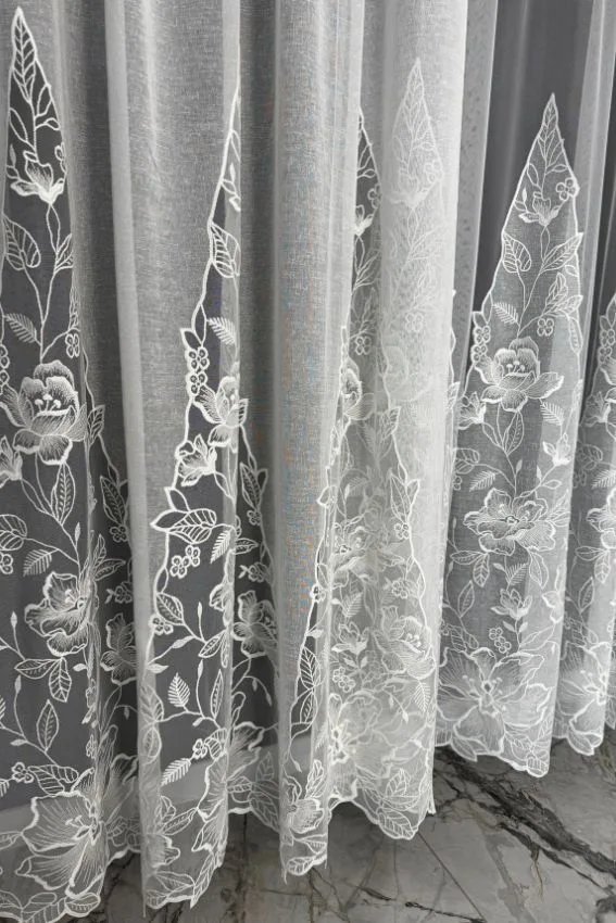 Firana mleczna biel Harmony - S29 - obrazek 4