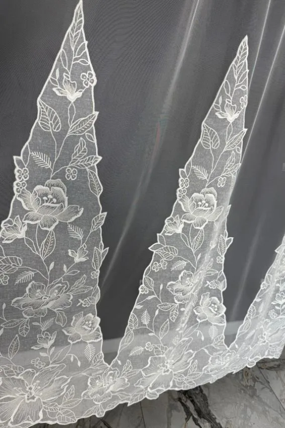 Firana mleczna biel Harmony - S29 - obrazek 5