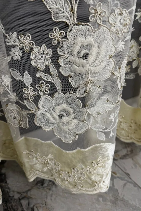 Firana ecru Aurora Gold