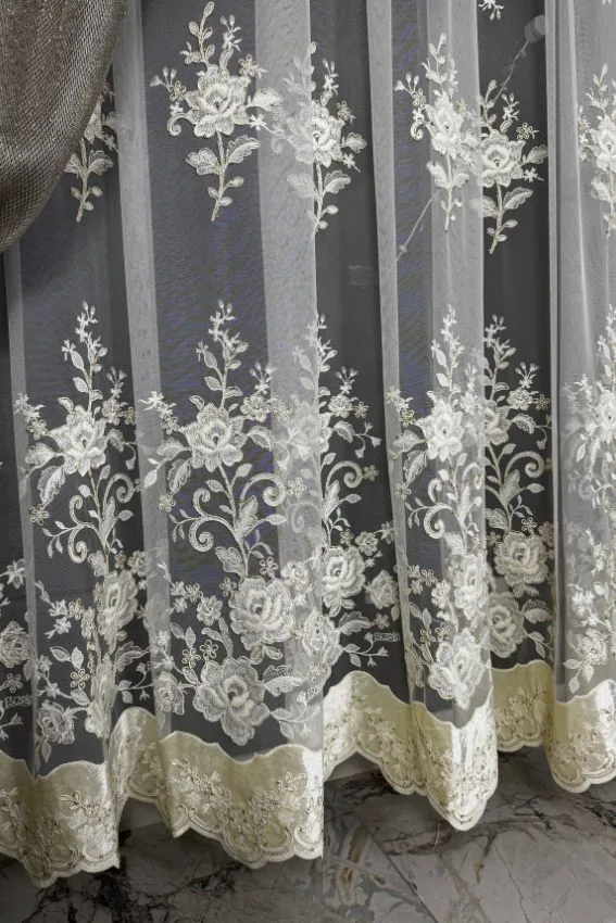 Firana ecru Aurora Gold