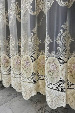 Firana ecru Lustro Romantyzmu