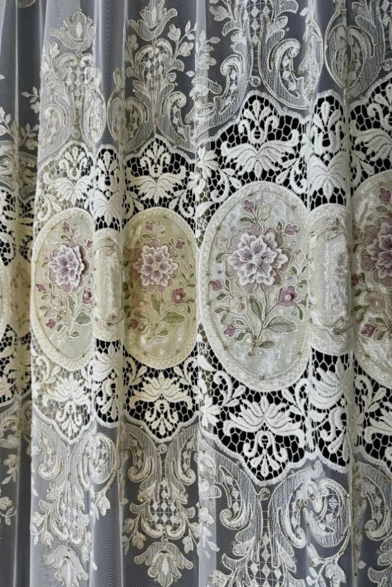 Firana ecru Lustro Romantyzmu