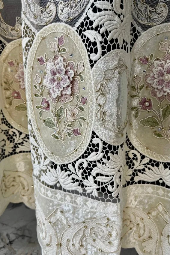 Firana ecru Lustro Romantyzmu