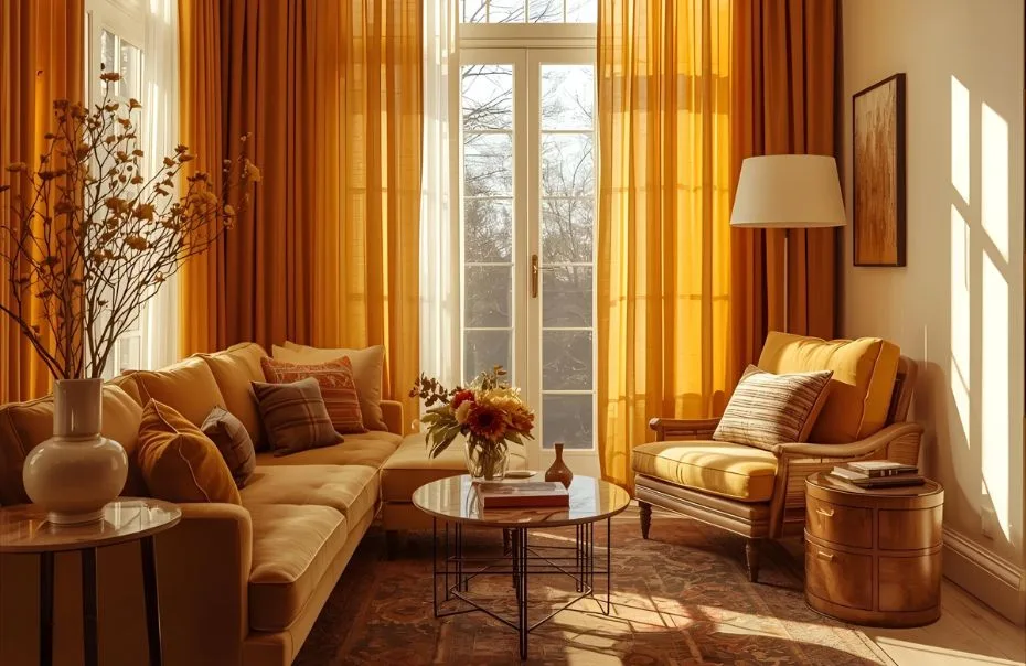 Jakie kolory firan wybierać jesienią