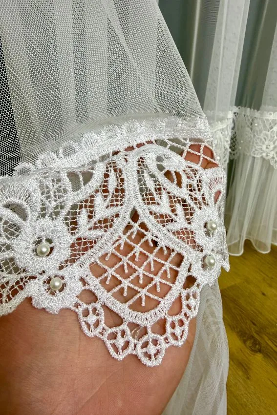 Firana biała Pearl Harmony