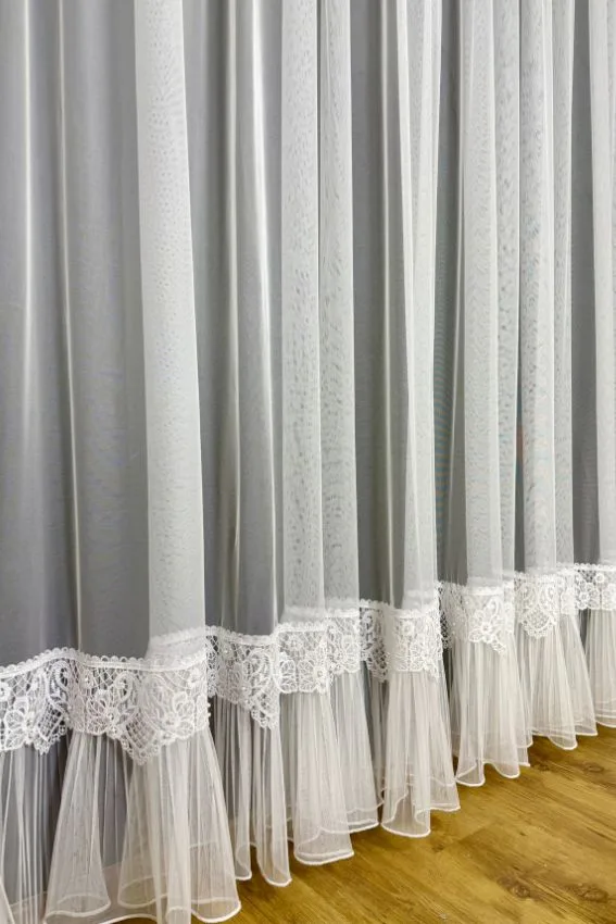 Firana biała Pearl Harmony