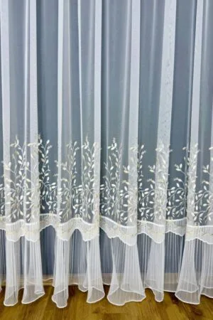 Firana mleczna biel Golden Mist