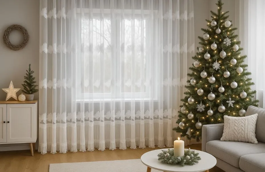 Firany eleganckie do salonu