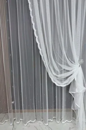 Firana biała Pearl Mist