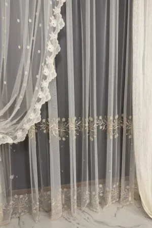 Firana cream Dual Bloom