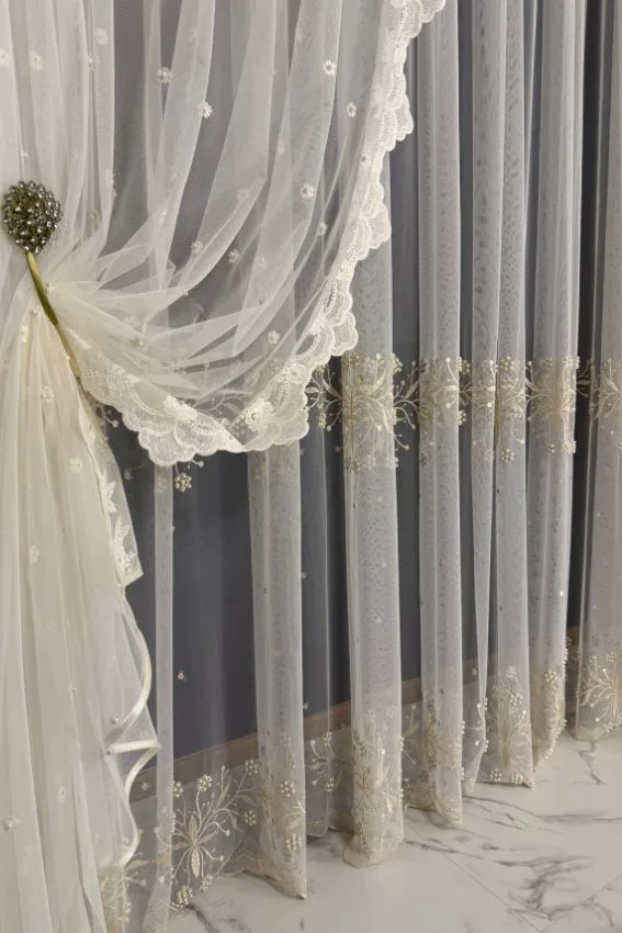 Firana cream Dual Bloom