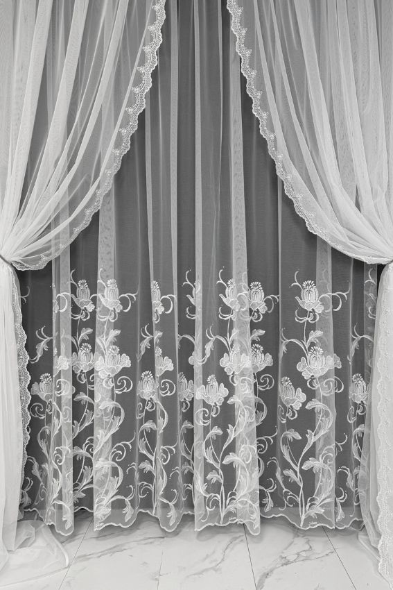 Firana Crystal Bloom Elegance