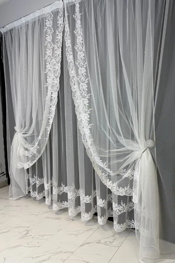 Firana Floral Elegance Soft Line
