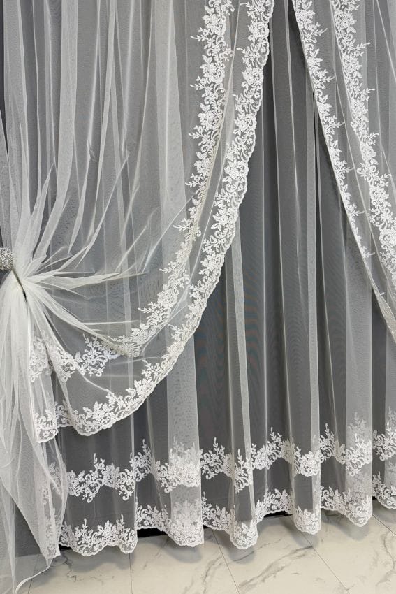 Firana Floral Elegance Soft Line