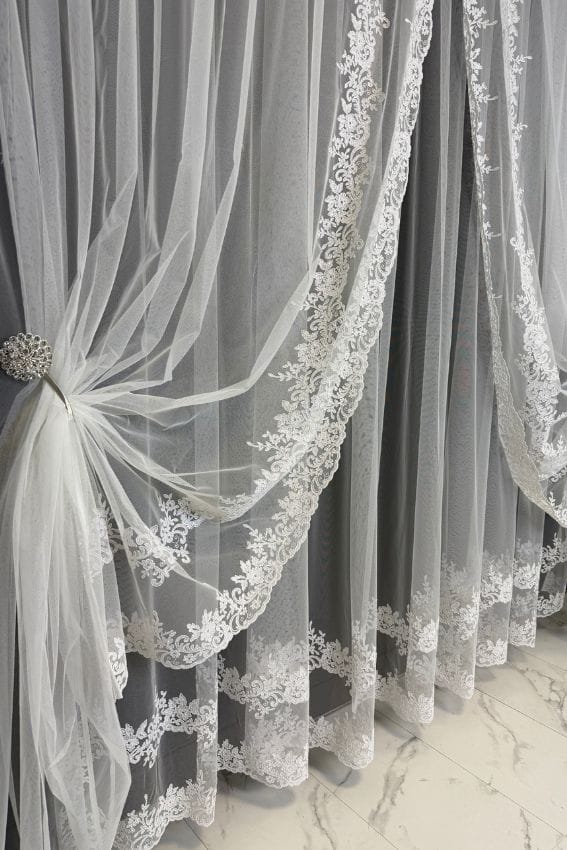 Firana Floral Elegance Soft Line