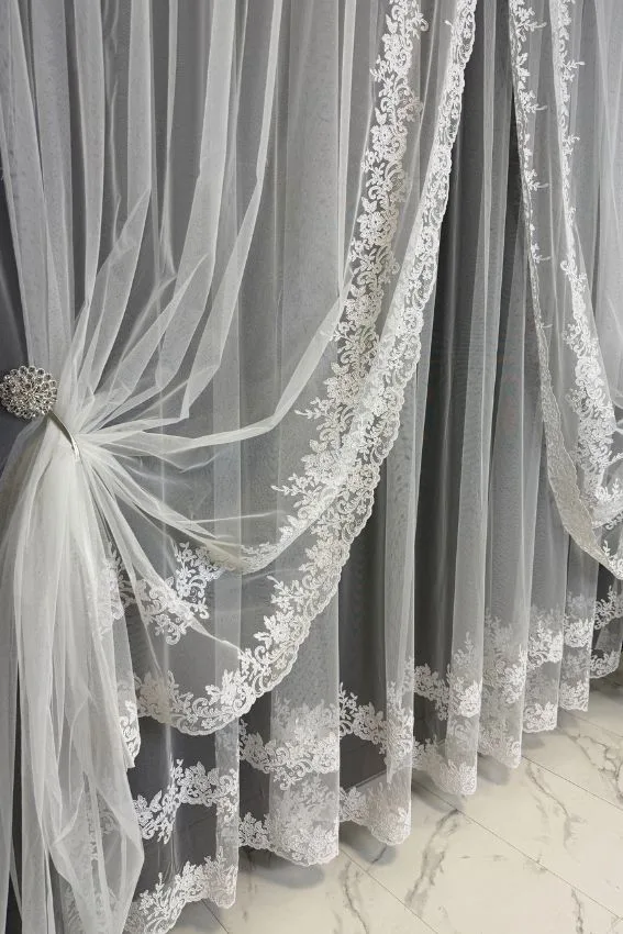 Firana Floral Elegance Soft Line
