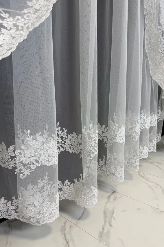 Firana Floral Elegance Soft Line