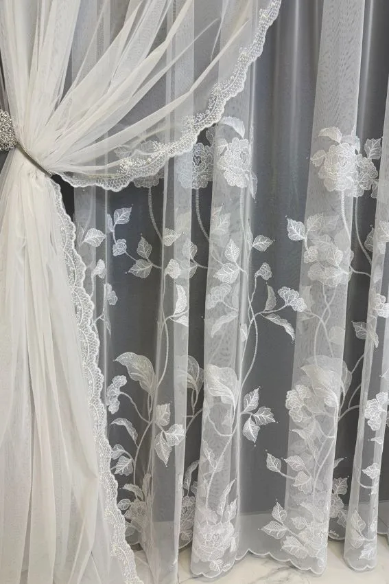 Firana Rose Garden Elegance - U109 - obrazek 4