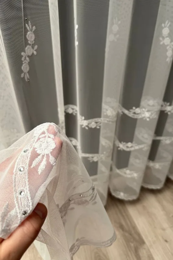 Firana Soft Ribbon Lace Elegance