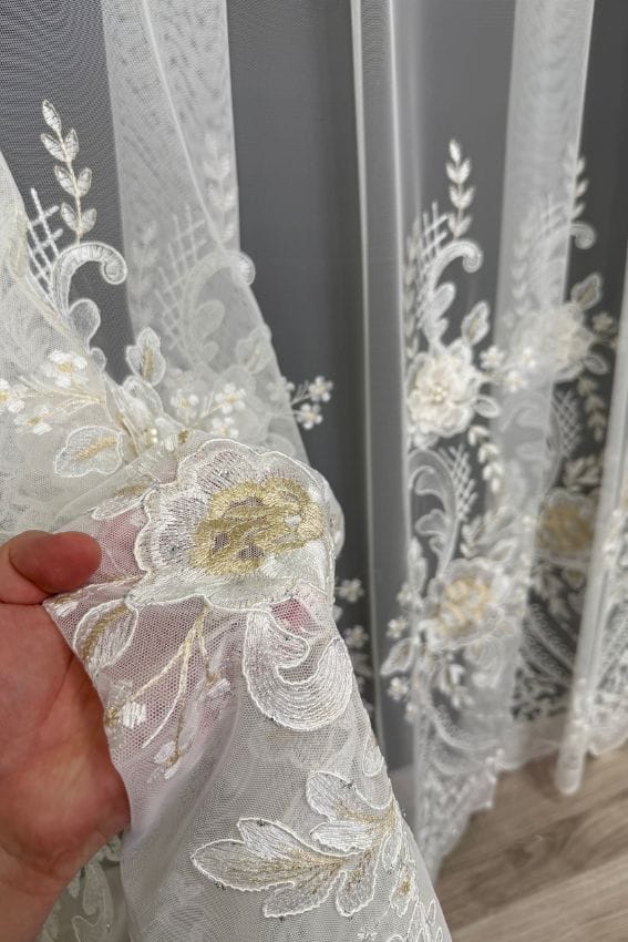 Firana Golden Fleur Royale 3D
