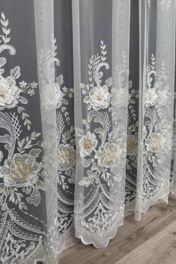 Firana Golden Fleur Royale 3D