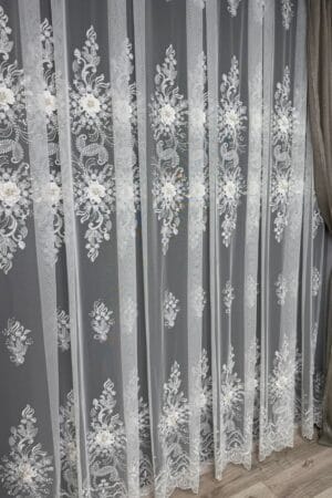 Firana Silver Bloom Pearl 3D